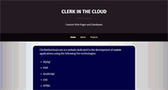Desktop Screenshot of clerkinthecloud.com